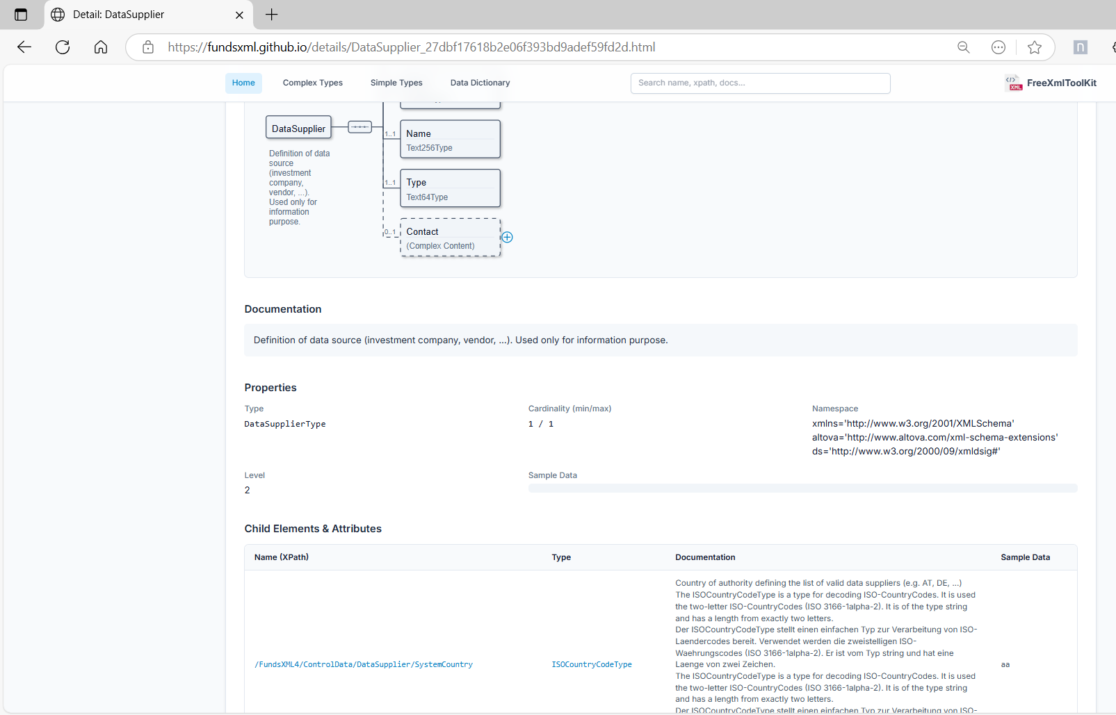 Screenshot of XSD Controller